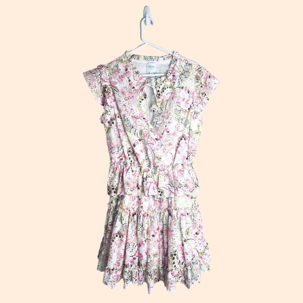 MISA Iliana Floral Mini Dress